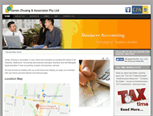 Tablet Screenshot of jameszhuang.com.au